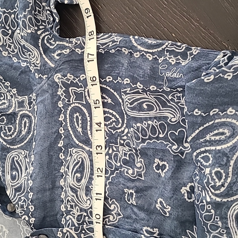 Golden Goose Paisley Bandana Print Long-Sleeve Maxi Dress - Picture 4 of 11